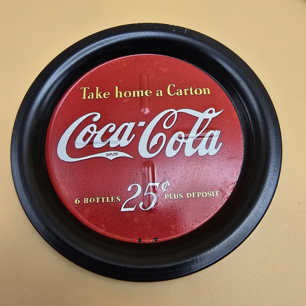 Vintage‎ 1994 Coca-Cola Mini Metal Trays Coasters Set of 3 Coke Advertising Art
